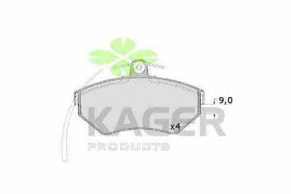 Kager 35-0140 Brake Pad Set, disc brake 350140