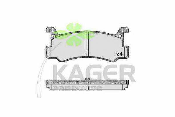 Kager 35-0320 Brake Pad Set, disc brake 350320