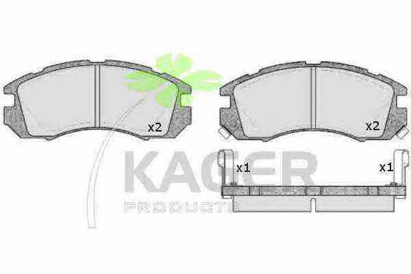 Kager 35-0651 Brake Pad Set, disc brake 350651