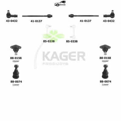 Kager 80-0629 Wheel suspension 800629