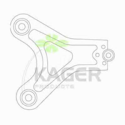 Kager 87-0864 Suspension arm front lower left 870864