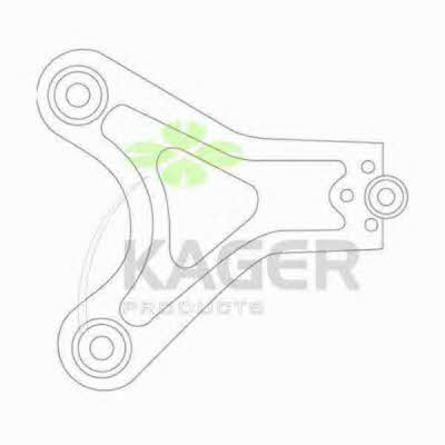 Kager 87-1136 Track Control Arm 871136