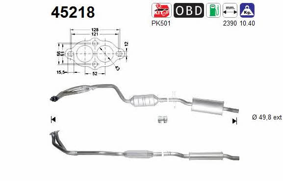 45218 As Catalytic Converter