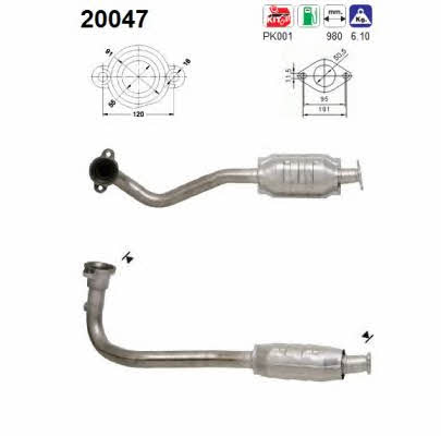 As 20047 Catalytic Converter 20047