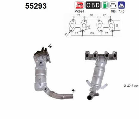 As 55293 Catalytic Converter 55293