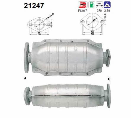 As 21247 Catalytic Converter 21247