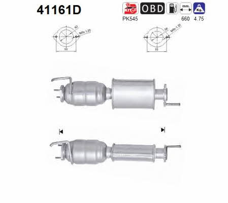 As 41161D Catalytic Converter 41161D