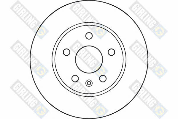 Girling 6049955 Front brake disc ventilated 6049955