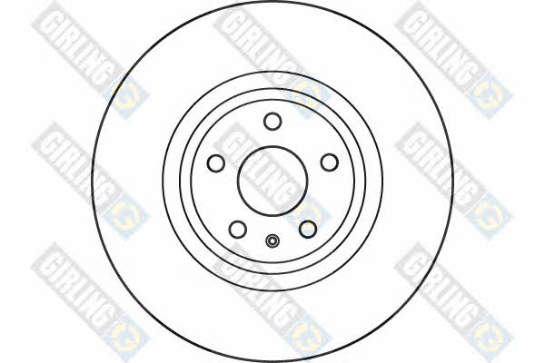 Girling 6060514 Rear brake disc, non-ventilated 6060514