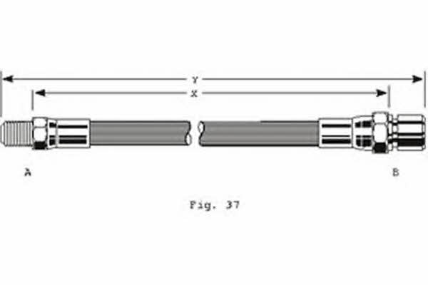 Girling 9002123 Brake Hose 9002123