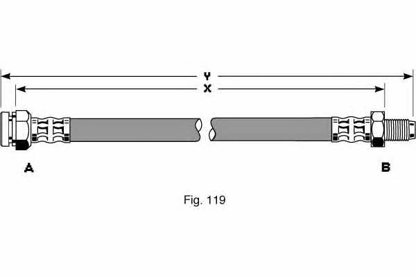 Girling 9002313 Brake Hose 9002313