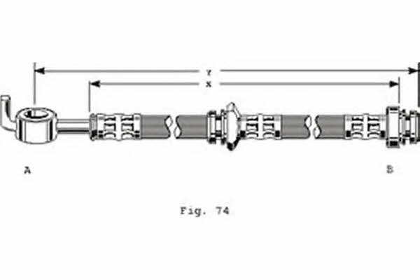 Girling 9004237 Brake Hose 9004237