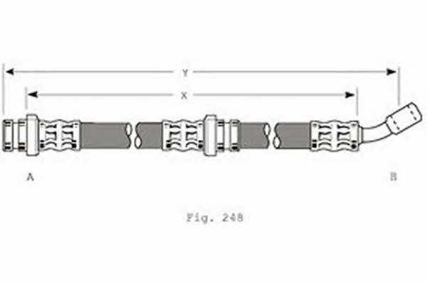 Girling 9004365 Brake Hose 9004365