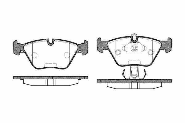 Kawe 0270 25 Brake Pad Set, disc brake 027025