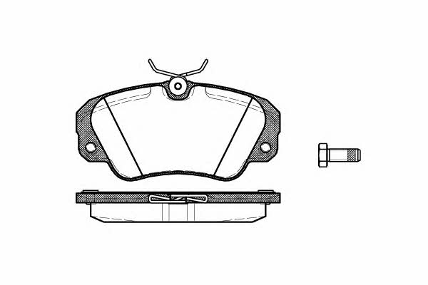 Kawe 0382 00 Brake Pad Set, disc brake 038200