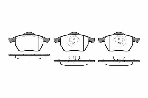 Kawe 0390 20 Brake Pad Set, disc brake 039020