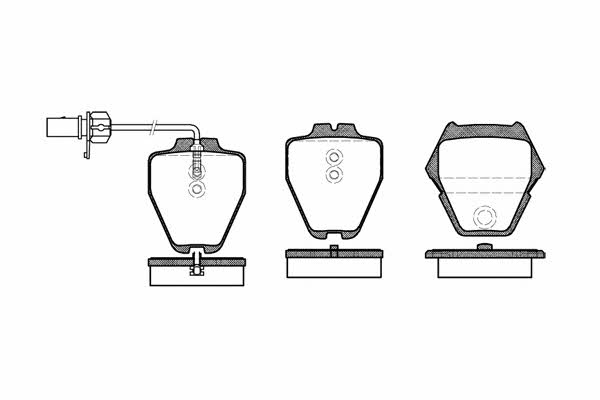 Kawe 0752 22 Brake Pad Set, disc brake 075222