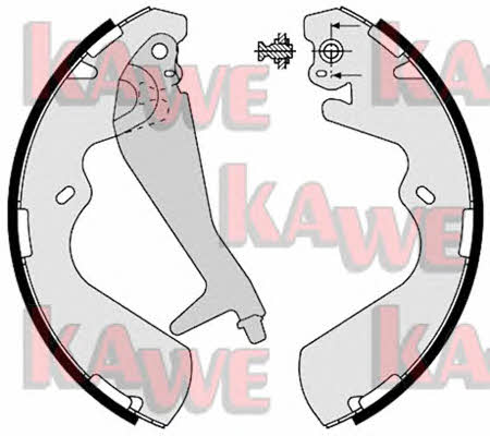 Kawe 08240 Brake shoe set 08240