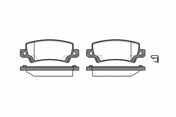 Kawe 0874 02 Brake Pad Set, disc brake 087402