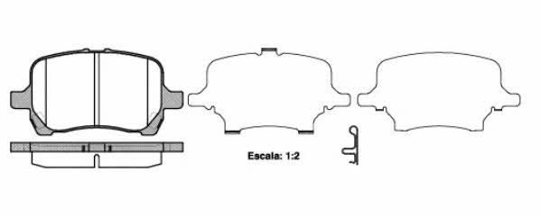 Kawe 1089 12 Brake Pad Set, disc brake 108912