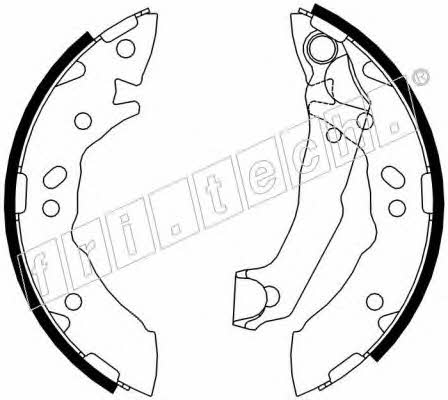 Fri.tech 1046.203 Brake shoe set 1046203