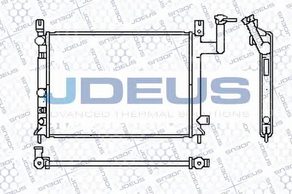 J. Deus 019N04 Radiator, engine cooling 019N04