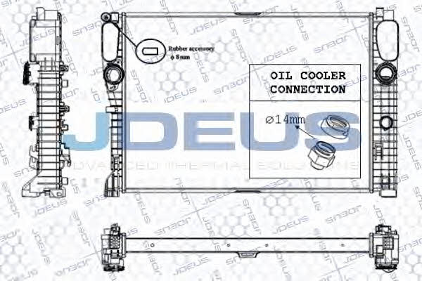 J. Deus RA0170970 Radiator, engine cooling RA0170970