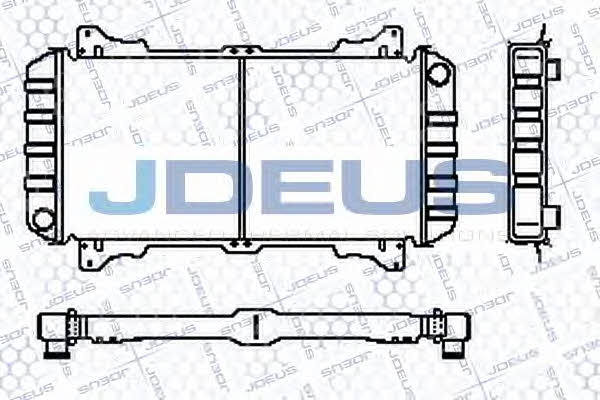 J. Deus RA0120350 Radiator, engine cooling RA0120350