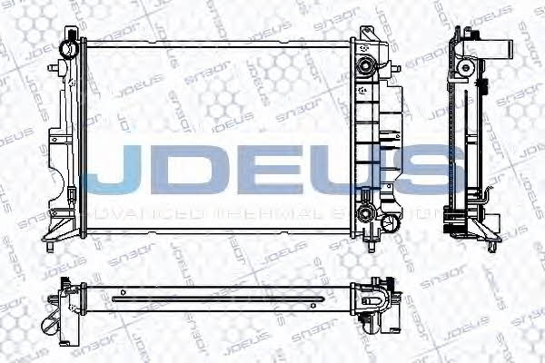 J. Deus RA0240180 Radiator, engine cooling RA0240180