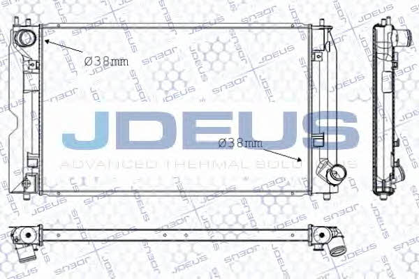 J. Deus RA0280150 Radiator, engine cooling RA0280150