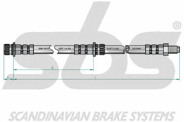 SBS 1330853050 Brake Hose 1330853050