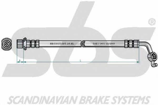 SBS 13308545179 Brake Hose 13308545179