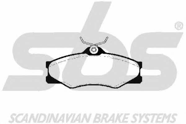 SBS 1501224718 Brake Pad Set, disc brake 1501224718