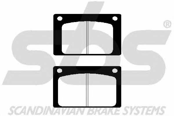 SBS 1501224802 Brake Pad Set, disc brake 1501224802