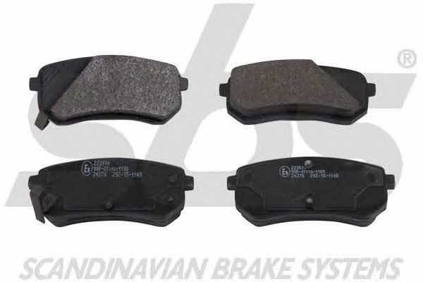 SBS 1501223514 Brake Pad Set, disc brake 1501223514