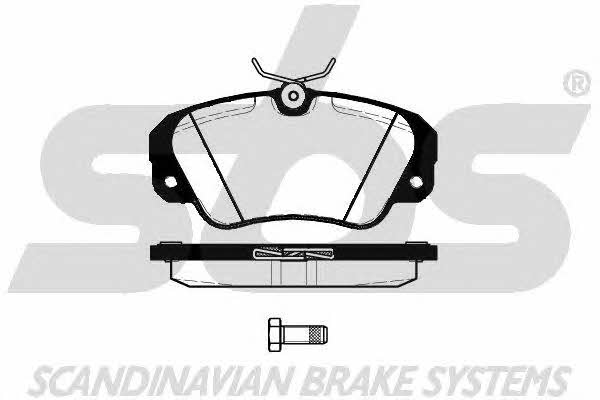 SBS 1501223611 Brake Pad Set, disc brake 1501223611