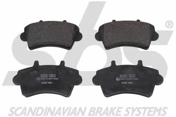 SBS 1501223631 Brake Pad Set, disc brake 1501223631