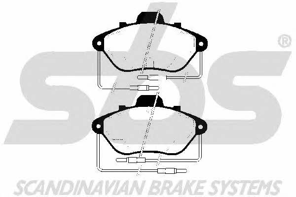 SBS 1501223718 Brake Pad Set, disc brake 1501223718
