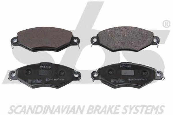 SBS 1501223735 Brake Pad Set, disc brake 1501223735