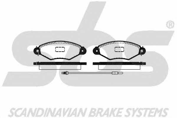 SBS 1501223957 Brake Pad Set, disc brake 1501223957