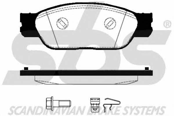 SBS 1501224026 Brake Pad Set, disc brake 1501224026