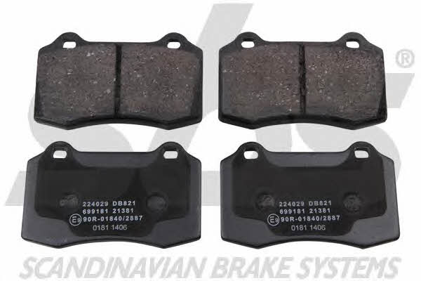 SBS 1501224029 Brake Pad Set, disc brake 1501224029