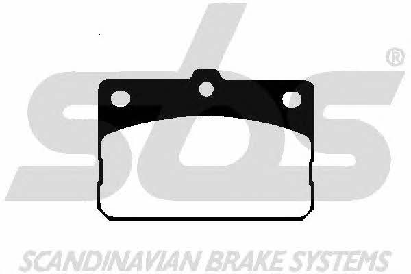 SBS 1501224501 Brake Pad Set, disc brake 1501224501