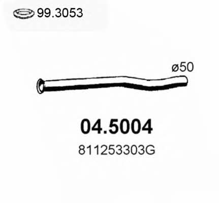 Asso 04.5004 Exhaust pipe 045004