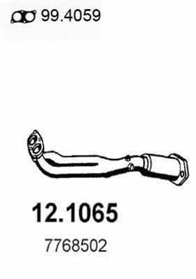  12.1065 Exhaust pipe 121065