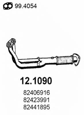 Asso 12.1090 Exhaust pipe 121090
