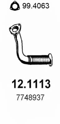 Asso 12.1113 Exhaust pipe 121113