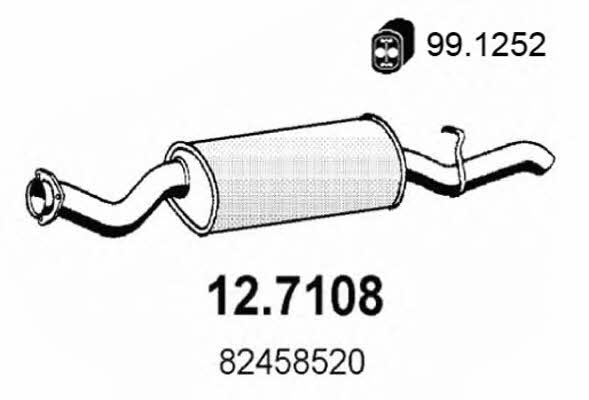 Asso 12.7108 End Silencer 127108