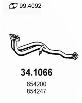 Asso 34.1066 Exhaust pipe 341066