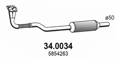 Asso 34.0034 Catalytic Converter 340034